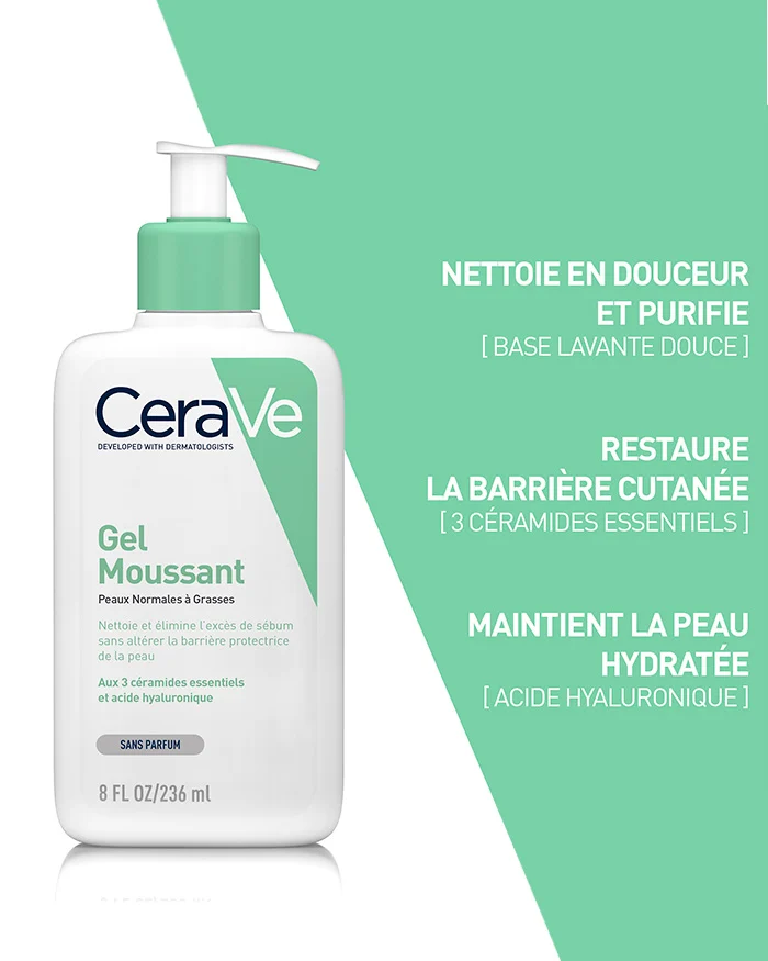 Cerave Gel Moussant Peaux Grasses – Image 2