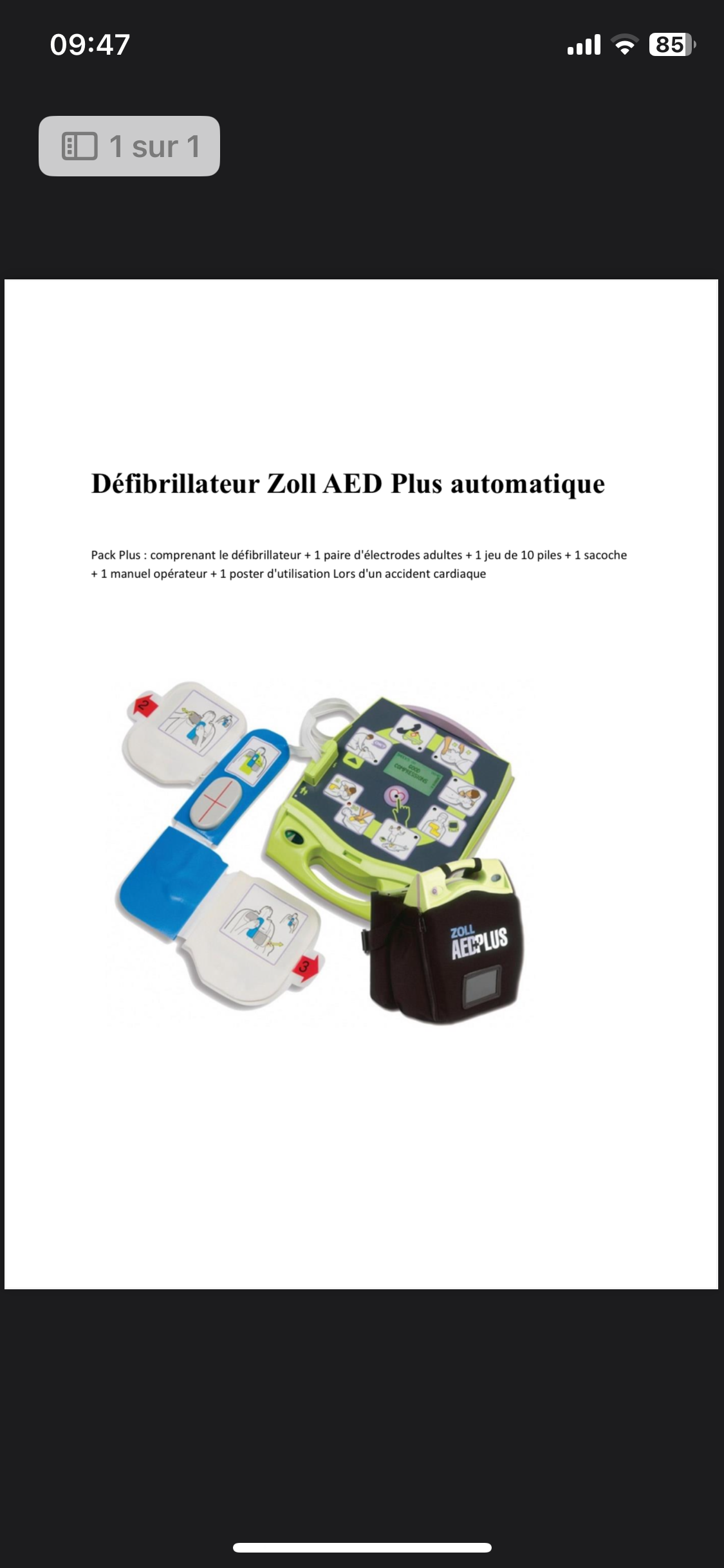 Défibrillateur semi-automatique Zoll – Image 4
