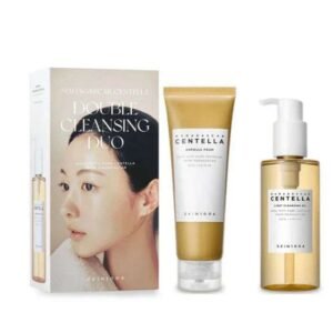 Skin1004 Centella Duo Double Nettoyage : Mousse Nettoyant 125ml + Huile Nettoyante 200ml