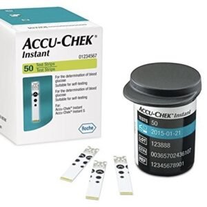 Bandelettes pour glycémie accu Chek instant B/50