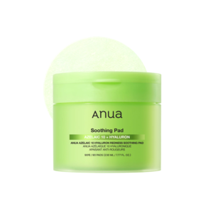 ANUA Azelaic Acid 10 Hyaluron Redness Soothing Pad Apaisants Anti-Rougeurs & Boutons
