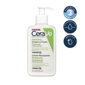 CERAVE Crème Moussante Nettoyante Hydratante Peaux Normales à Sèches