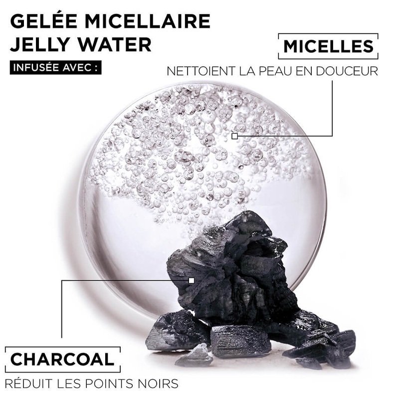 GARNIER Gelée Micellaire Démaquillante Purifiante au Charbon – Image 3
