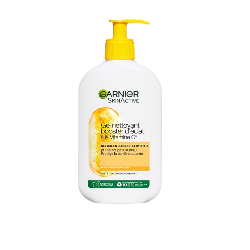 GARNIER Gel Nettoyant Booster d’Éclat à la Vitamine C