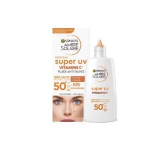 GARNIER Ambre Solaire Super UV Vitamine C + E Fluide Anti-taches Fini Invisible SPF 50+
