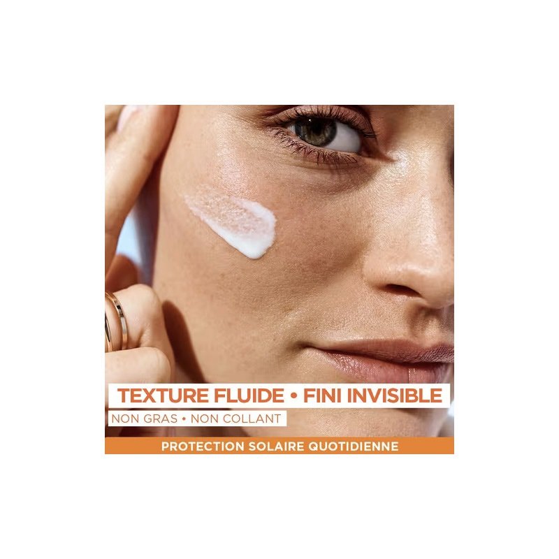 GARNIER Ambre Solaire Super UV Vitamine C + E Fluide Anti-taches Fini Invisible SPF 50+ – Image 2