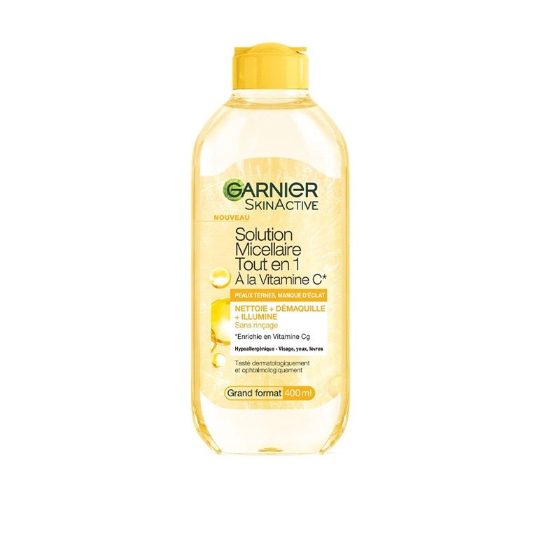 GARNIER Solution Micellaire Démaquillante Eclat à la Vitamine C