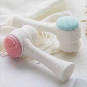 Brosse exfoliante visage double face pack de 2