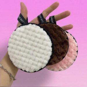 Tampon démaquillant visage pack de 3